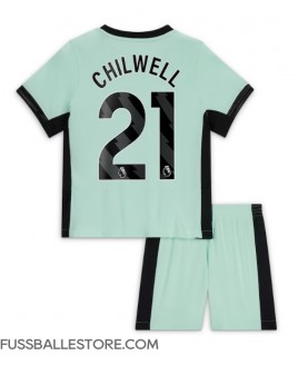Günstige Chelsea Ben Chilwell #21 3rd trikot Kinder 2023-24 Kurzarm (+ Kurze Hosen)